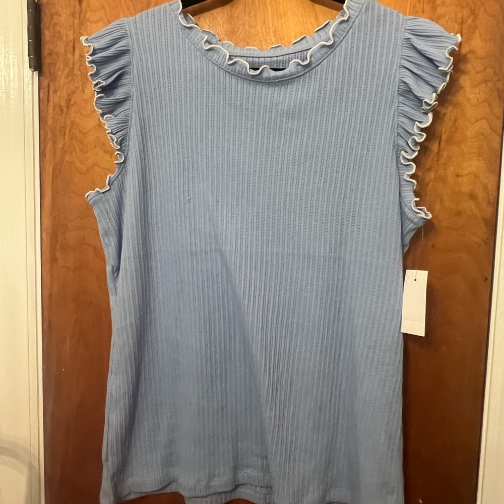 NWT Baby Blue LOFT top